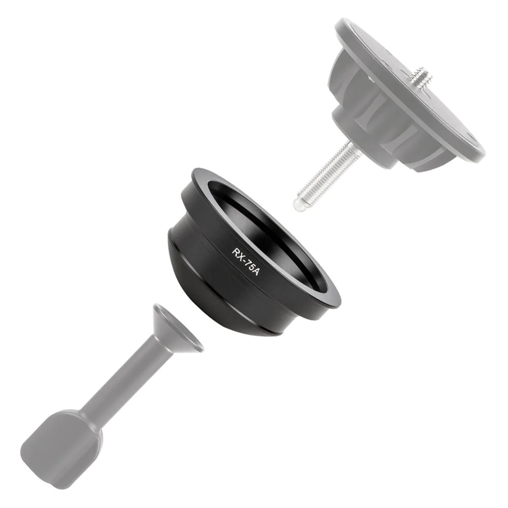 RX-75A Adapterhalbschale (Ø 75mm) für RX-Stative