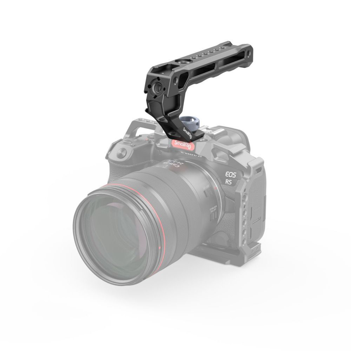 SmallRig 3765 ARRI-Fixiergriff oben Lite – montierter Top Handle auf Kamera mit Cage und Zubehöranschlüssen