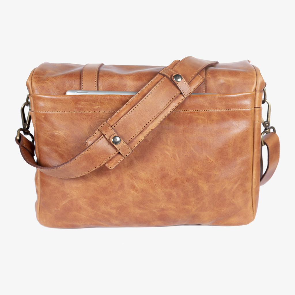 Roma Messenger Ledertasche (tanned)