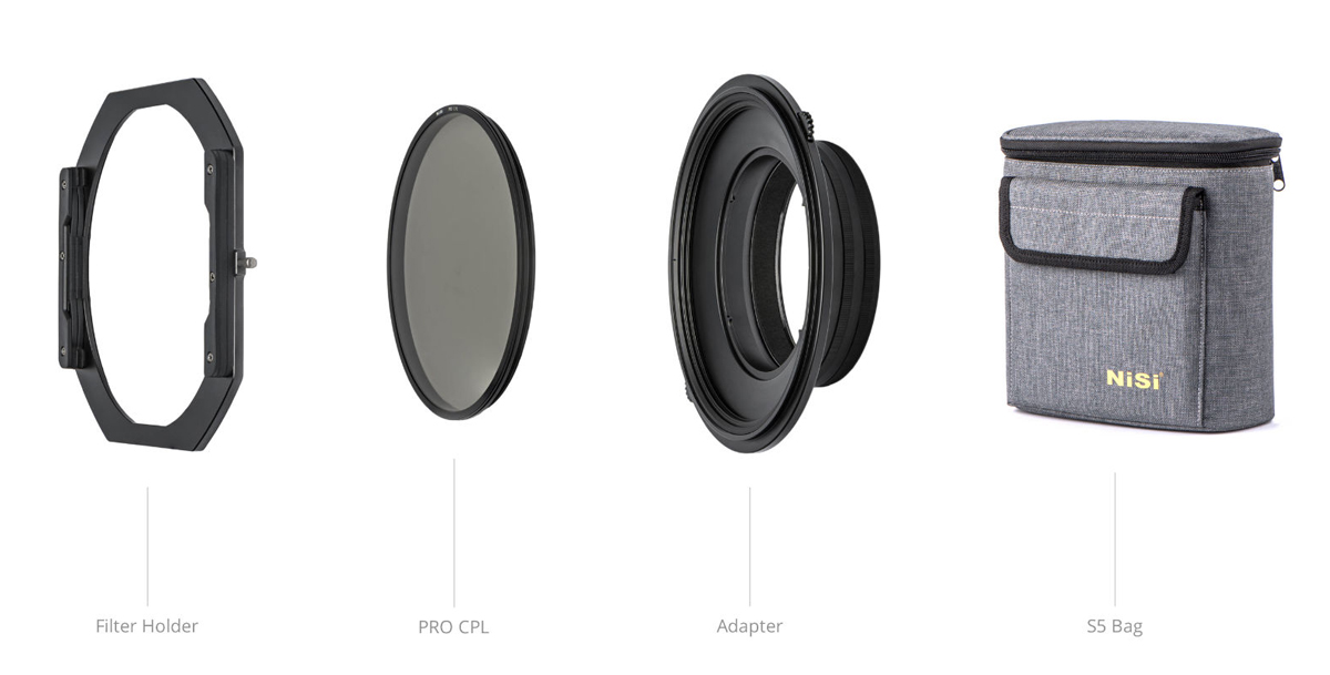 S5 Kit inkl. Pro-CPL für FUJINON XF 2,8/8-16 mm, 150 mm Filterhaltersystem S5 Kit inkl. Pro-CPL für FUJINON XF 2,8/8-16 mm, 150 mm Filterhaltersystem