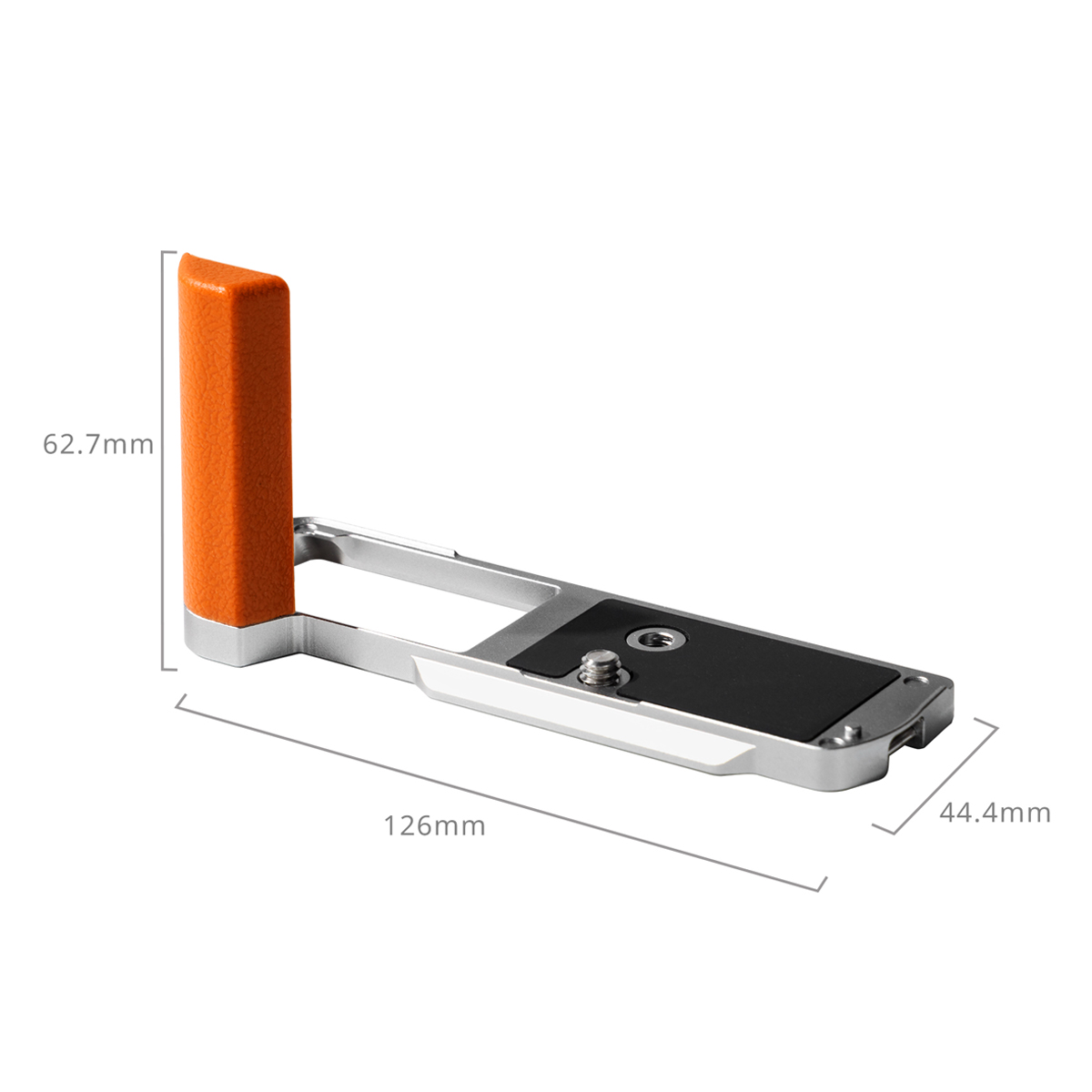 SmallRig 5052 L-Shape Handgriff für Panasonic Lumix S9 – Abmessungen mit Maßangaben für Höhe und Länge