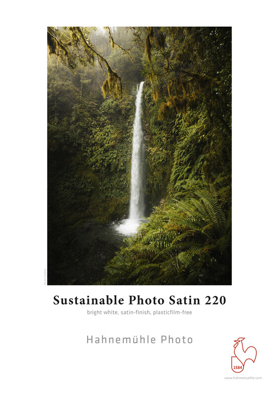 Sustainable Photo Satin Intro Kit 220g / A4 / 3 Blatt Hahnemühle Sustainable Photo Satin Verpackung