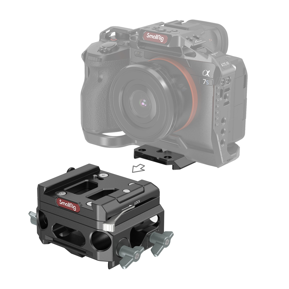 3067 Schnellwechselplatte mit dualer 15 mm Rod Clamp 3067 Schnellwechselplatte mit dualer 15 mm Rod Clamp