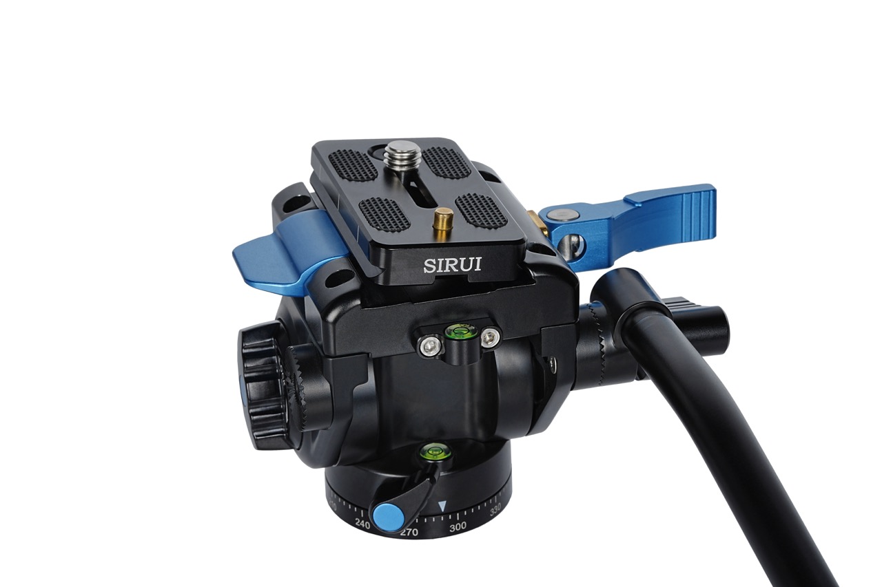 VA-5X Videoneiger Sirui VA-5X Videoneiger Stativkopf Schnalle offen