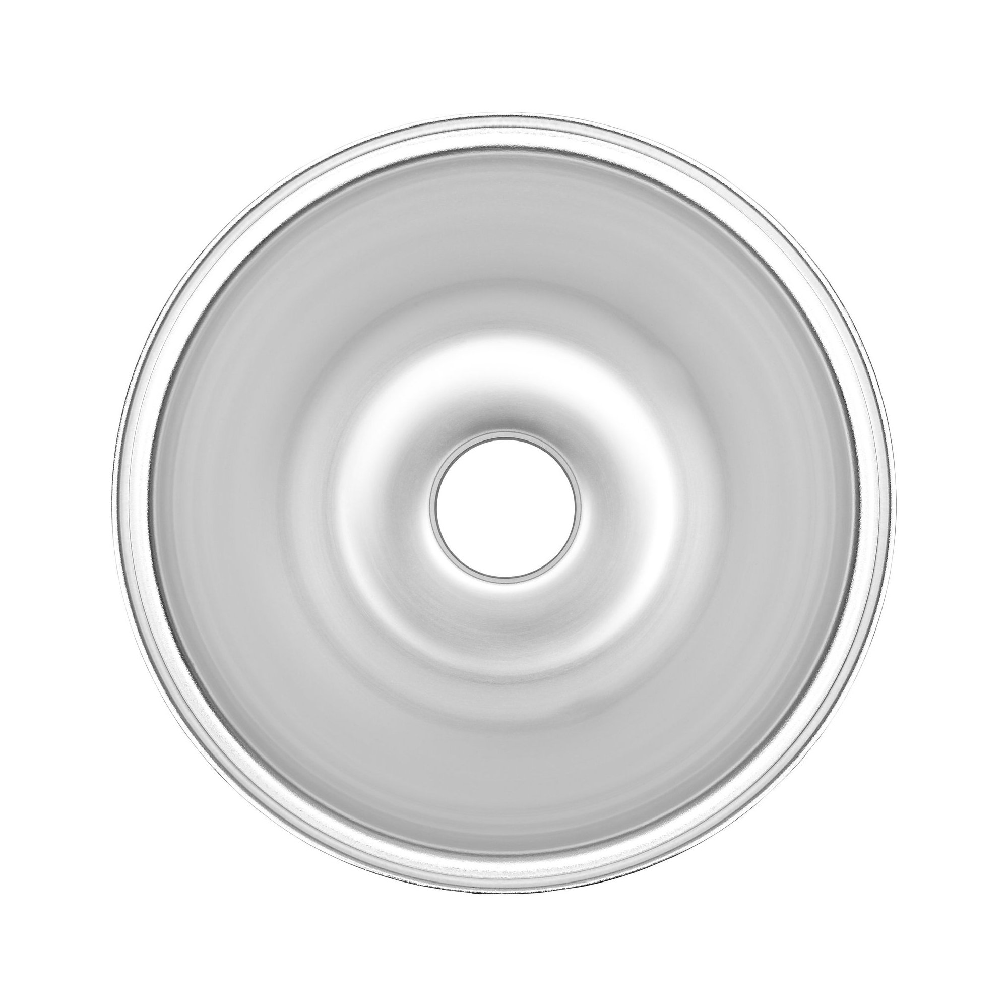 Profoto TeleZoom Reflector in Vorderansicht mit silberner Innenfläche und zentraler Öffnung für gerichtete Lichtführung.