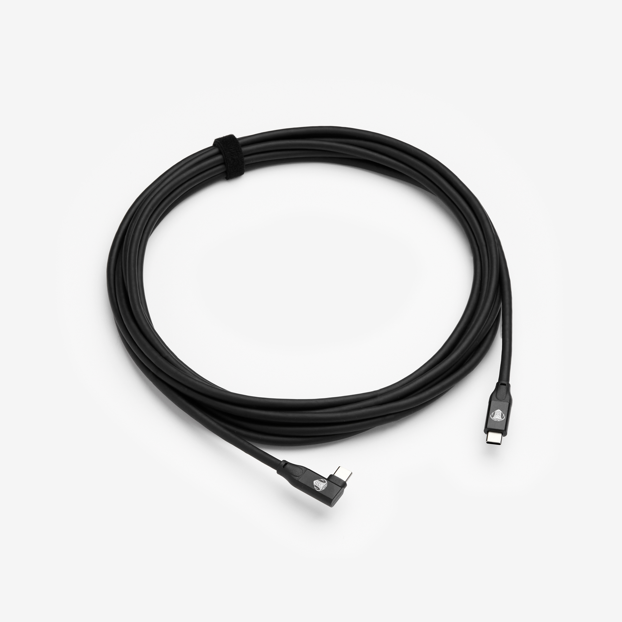 USB-C Tether Kabel (5m, rechtsgewinkelter Stecker, schwarz) USB-C Tether Kabel (5m, rechtsgewinkelter Stecker, schwarz)
